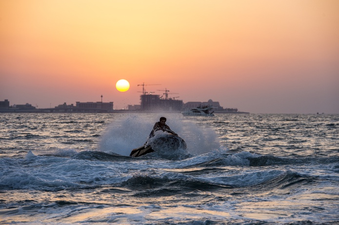 See Dubai from a jet ski